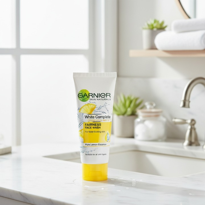 Garnier Pure Lemon Essence Face Wash .