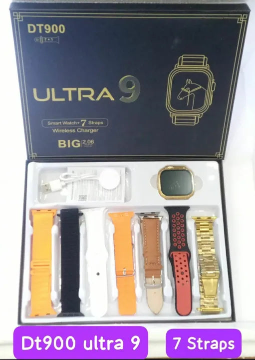 DT900 Ultra 7 Strap With Airpod , Available All smart watch in low Rate , High Quality smart watch