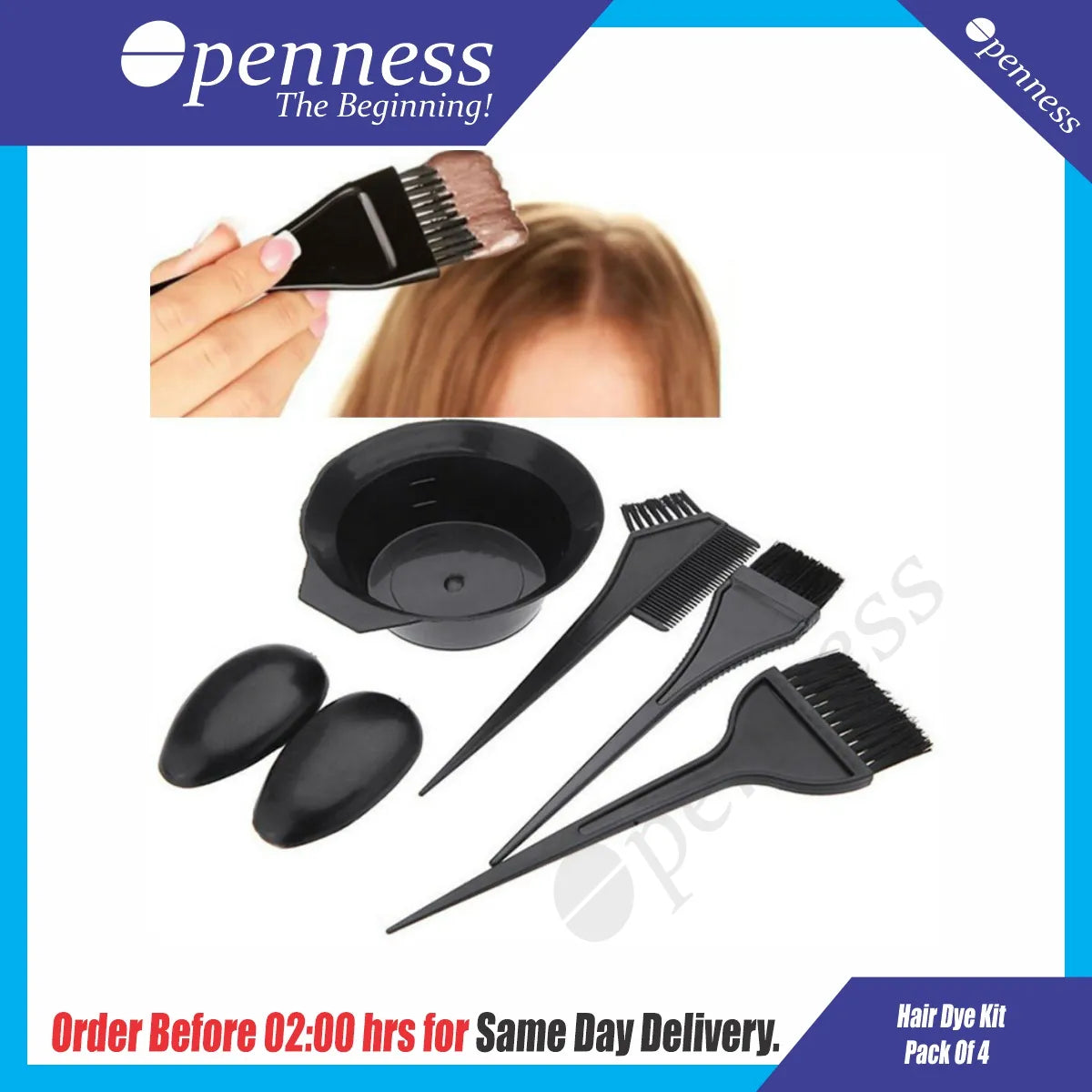 Hair Dye Mixing Bowls + Brushes – For DIY hair coloring