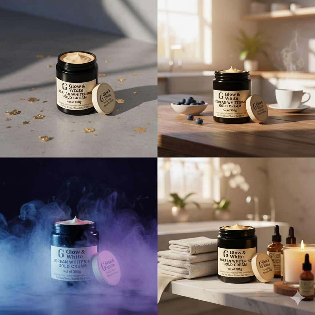 GLOW & WHITE KOREAN WHITENING GOLD CREAM