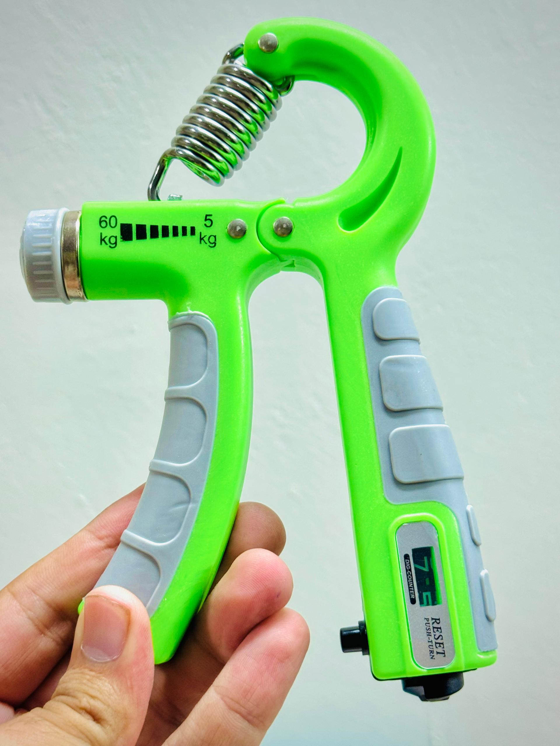 Imported Adjustable Hand Gripper (5–60kg) with Automatic Counting & Non-Slip Grip