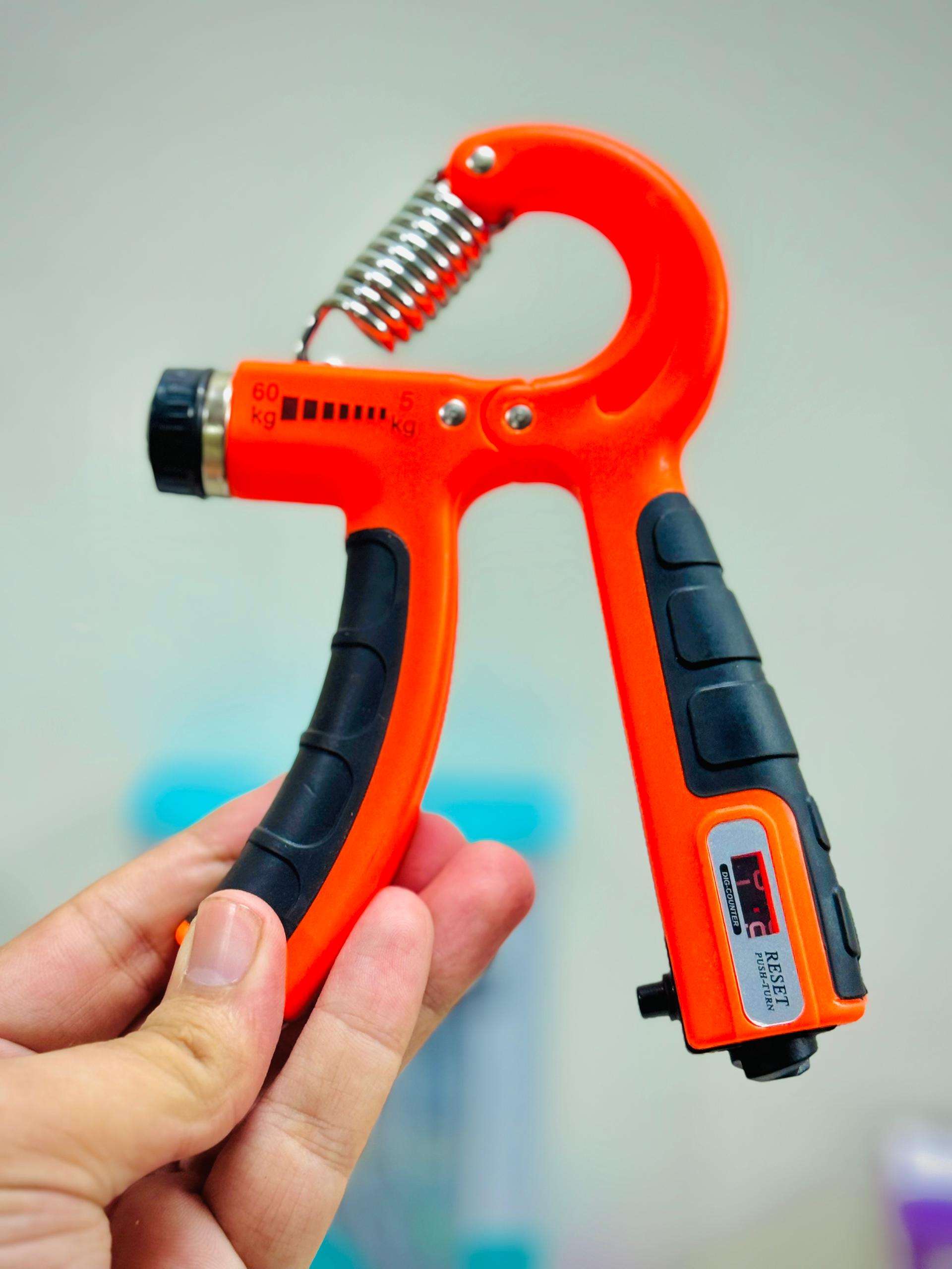 Imported Adjustable Hand Gripper (5–60kg) with Automatic Counting & Non-Slip Grip