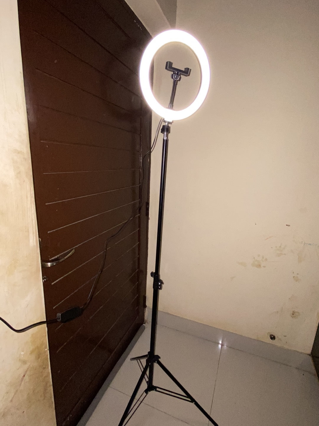 26CM/36CM Selfie LED Ring Light with 7ft Tripod Stand Mobile Phone Holder