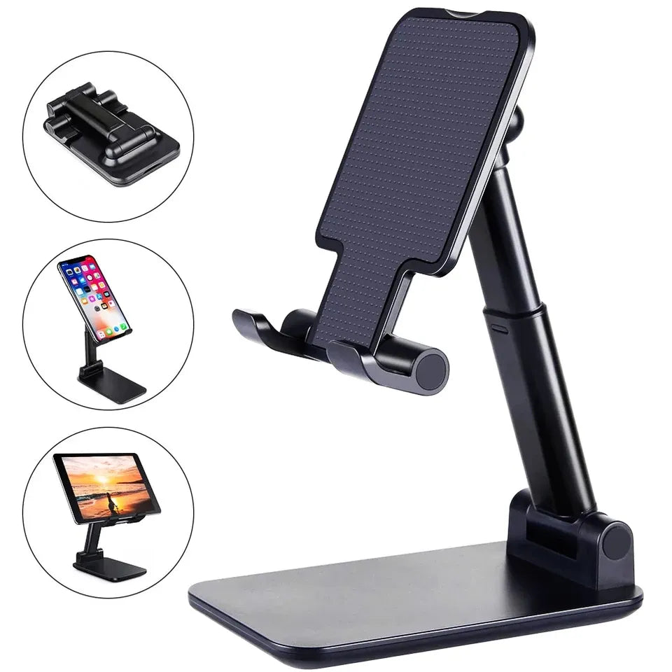 Mobile Phone Stand For Phone Retractable Holder Desk