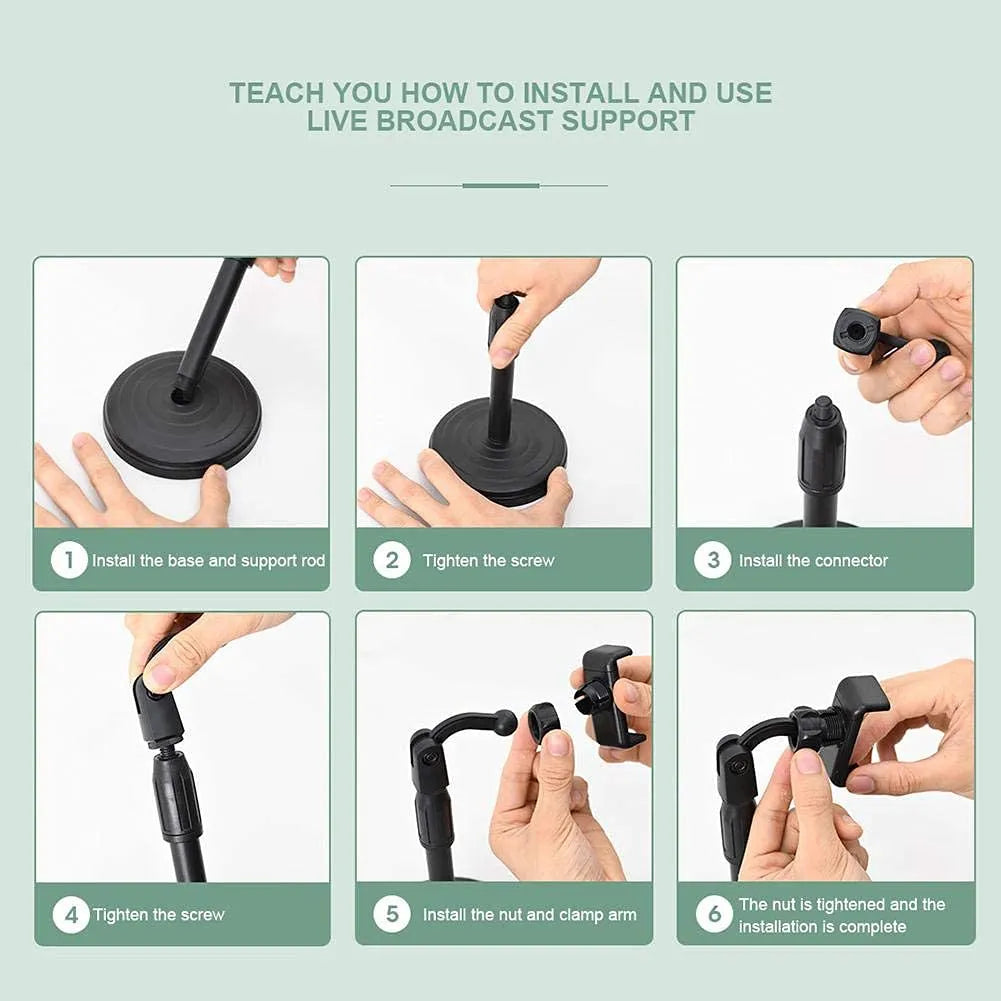 Mobile Phone Stand For Phone Retractable Holder Desk